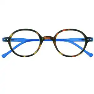 Campbell-Blue-Front-1 +3.50 Reading Glasses | Blue | Tortoiseshell | Campbell