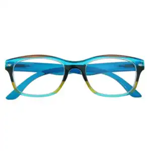Carnival-Blue-Front-1 +1.00 Reading Glasses | Blue Multi | Carnival