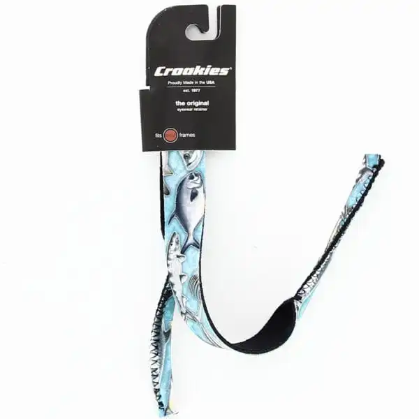 Croakies_Prints_Flat_Aqua-1 Croakies Original Prints Glasses Retainers
