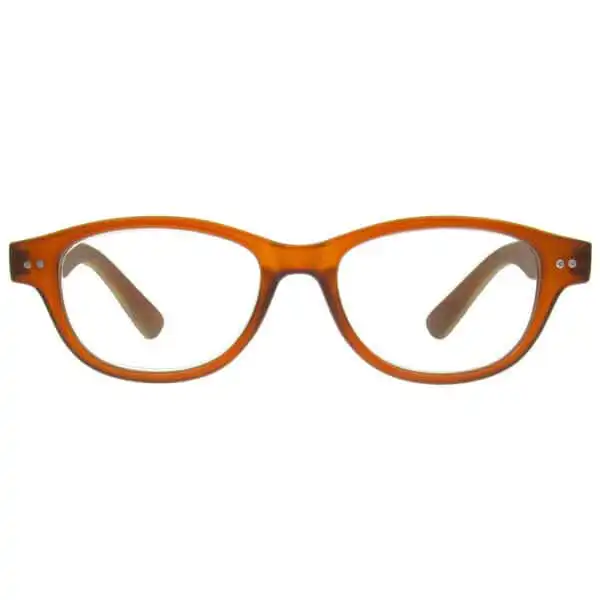 GL2189_Rene_Light_Brown_Front_7634d44b-58e0-4e83-ba23-d2ad2573894e-1 +1.50 Reading Glasses - Unisex -Light Brown - Rene - Eyecare-Shop - 1