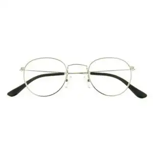 GL2242_Bakerloo_Silver_Front-1 +1.00 Reading Glasses | Silver | Bakerloo
