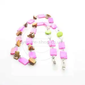 Glasses Chain 'Natural Shell Rectangular' - Eyecare-Shop - 2