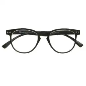 Kent-Black-Front-1 +3.50 Reading Glasses | Matt Black | Kent