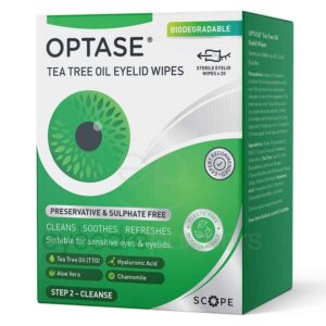 Optase_TTO_Lidwipes_x1_280585c7-55a4-4a2e-bb74-291d7e264fb9-1 OPTASE Tea Tree Oil Eyelid Wipes - 30 Wipes