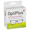 Anti-Fog Lens Wipes OptiPlus - 60 Wipe Pack