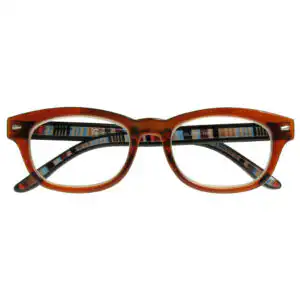 GL2153_Tate_Brn_Front +1.00 Reading Glasses | Brown | Tate