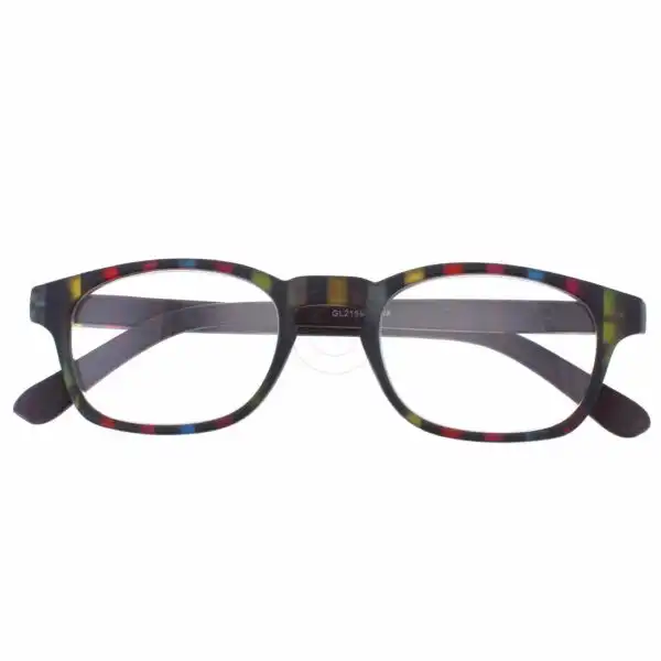 Googlokers_Glasses_GL2159_FiestaWaterMark +1.50 Reading Glasses | Multi Stripes | Fiesta
